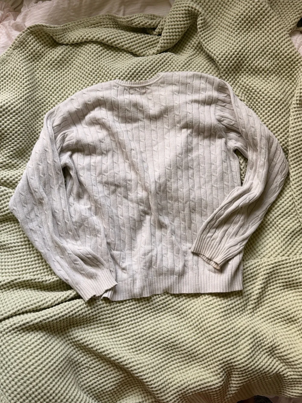 Vintage Izod cotton/cashmere blend sweater